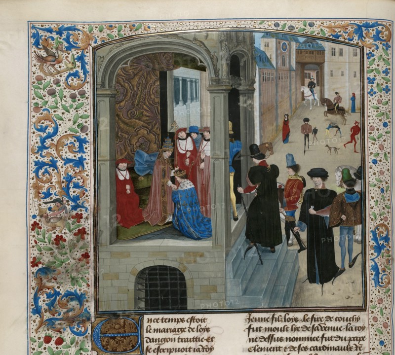 Coronation of Charles VI of France, ca 1470-1475. Creator: Anonymous.