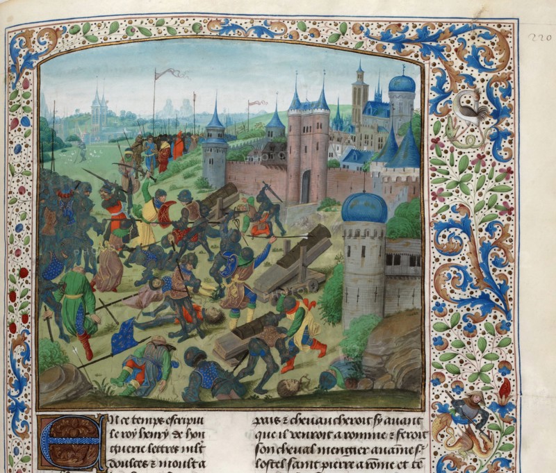 The Battle of Nicopolis on 25 September 1396, ca 1470-1475. Creator: Anonymous.
