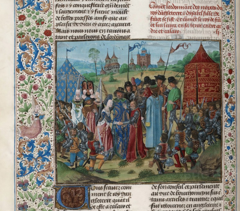 Marriage of Isabella of Valois and Richard II, ca 1470-1475. Creator: Anonymous.
