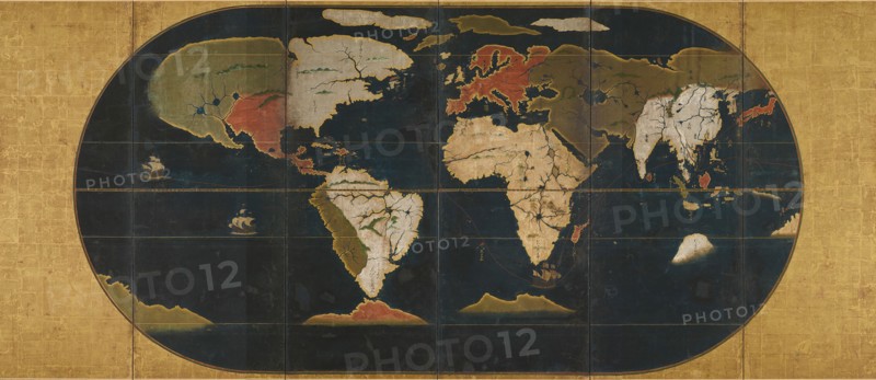 Map of the world, 16th century. Creator: Anonymous master.