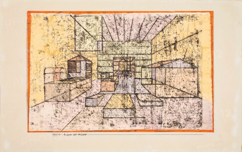 Space of the Houses, 1921. Creator: Klee, Paul