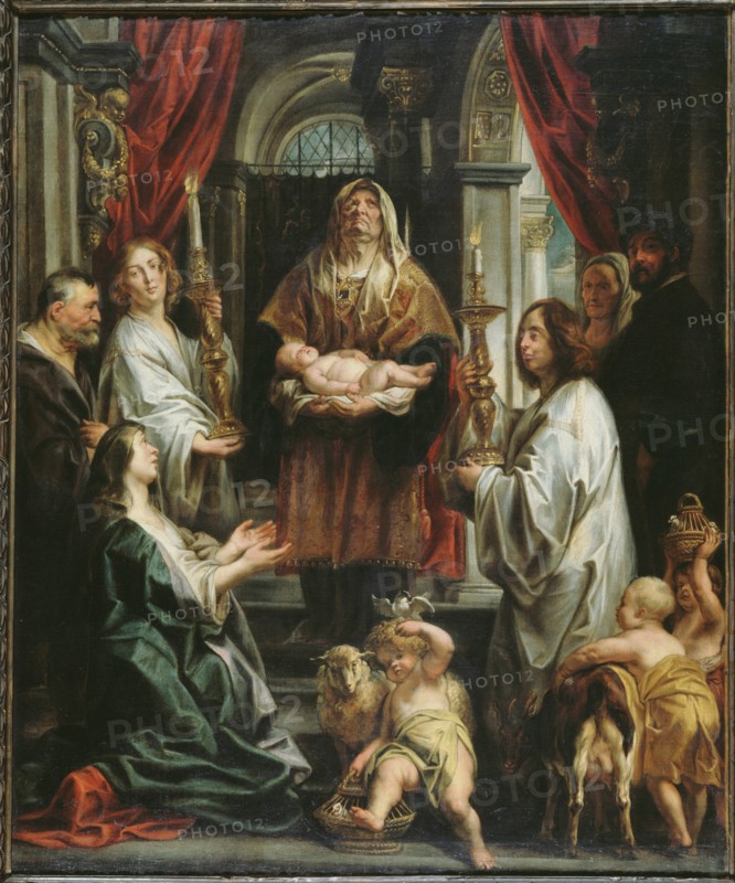 The Presentation in the Temple. Creator: Jordaens, Jacob