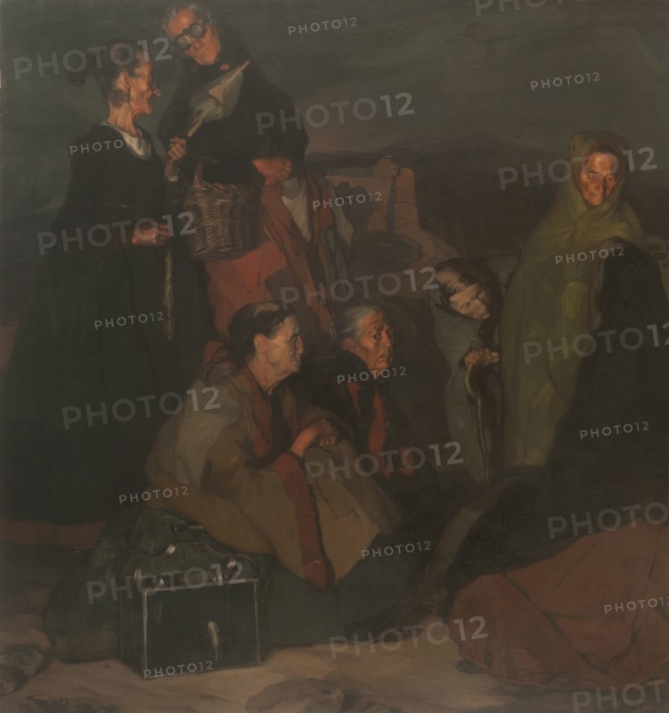 The witches of San Millán, 1907. Creator: Zuloaga y Zabaleto, Ignacio