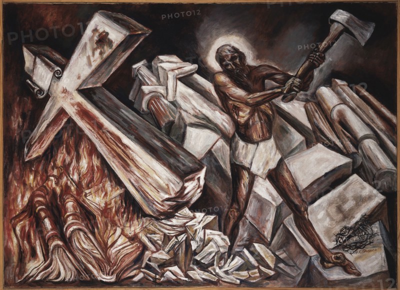 Cristo destruye su cruz
