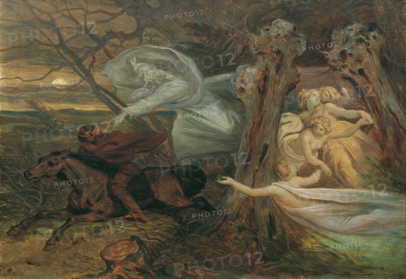Erlkönig, c. 1830. Creator: Schwind, Moritz Ludwig, von