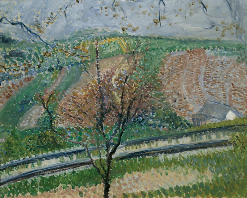 Rack Railway on the Kahlenberg, 1907. Creator: Gerstl, Richard