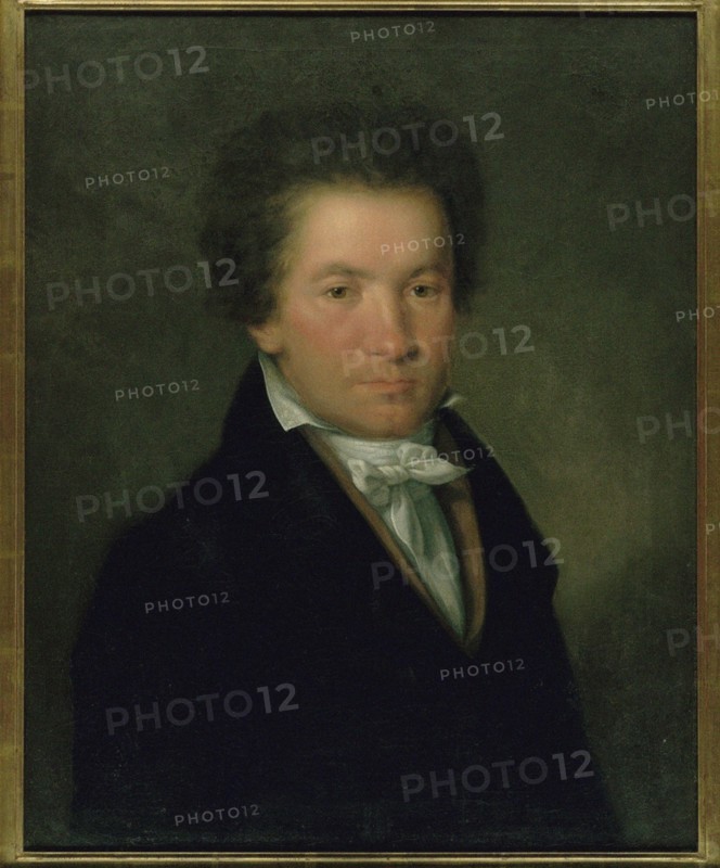 Portrait of Ludwig van Beethoven, 1815. Creator: Maehler, Willibrord Josef