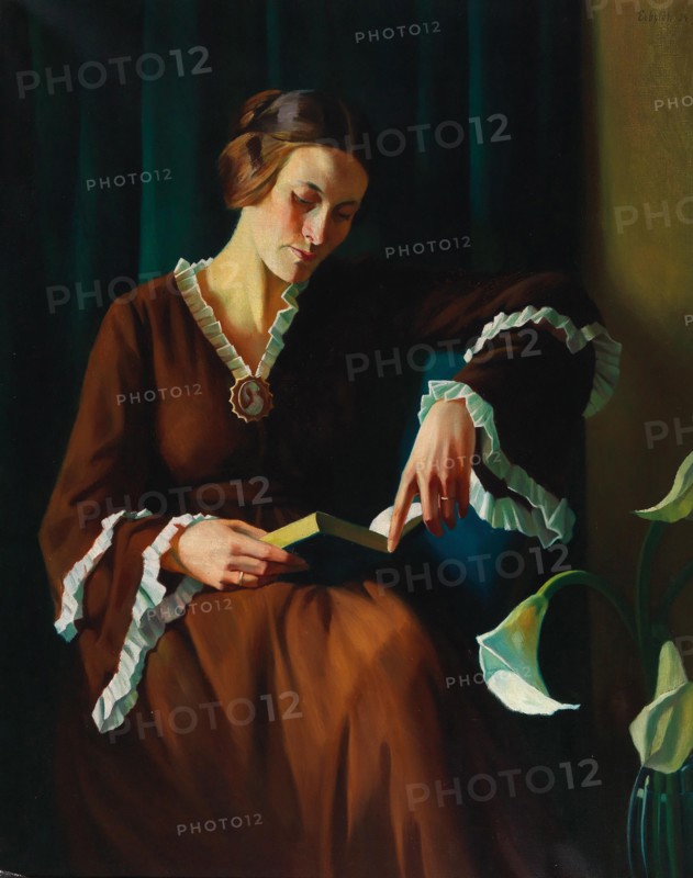 Portrait of Anne Kayssler, 1924. Creator: Erbslöh, Adolf