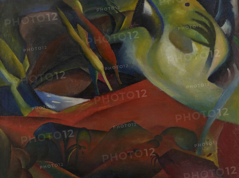 The storm, 1911. Creator: Macke, August
