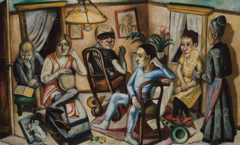 Before the Masked Ball, 1922. Creator: Beckmann, Max