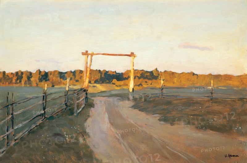 Summer evening  , 1900. Creator: Levitan, Isaak Ilyich