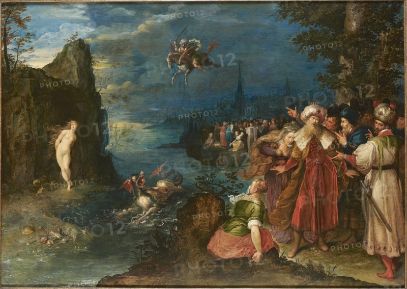 Perseus Freeing Andromeda, ca 1600-1610. Creator: Brueghel, Jan, the Elder