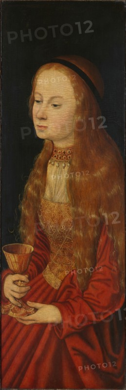 Saint Barbara, Early16th cen.. Creator: Cranach, Lucas, the Elder