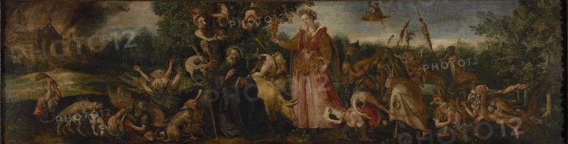 The Temptation of Saint Anthony, 1585-1590. Creator: Vos, Maerten, de
