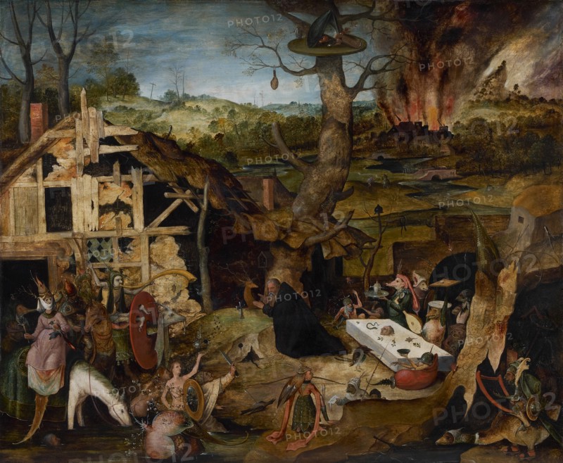 The Temptation of Saint Anthony, 1577. Creator: Huys