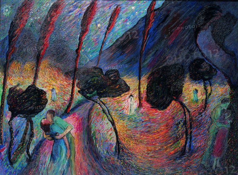 Whirl of Love, c. 1917. Creator: Werefkin, Marianne, von