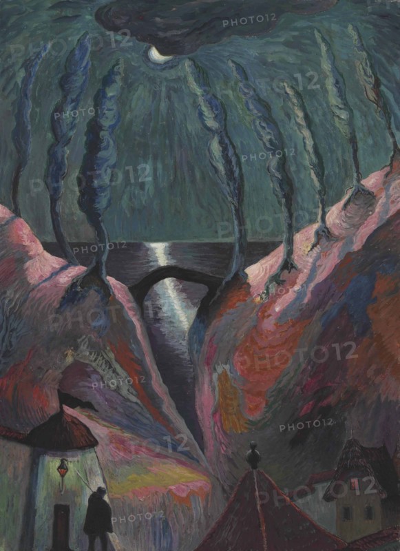 Fantastic Night, 1917. Creator: Werefkin, Marianne, von
