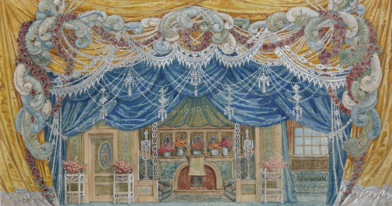 Stage design  , 1920s. Creator: Golovin, Alexander Yakovlevich