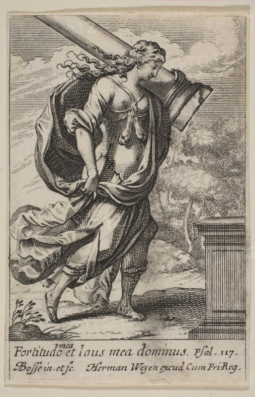 Fortitude, 1636. Creator: Abraham Bosse.