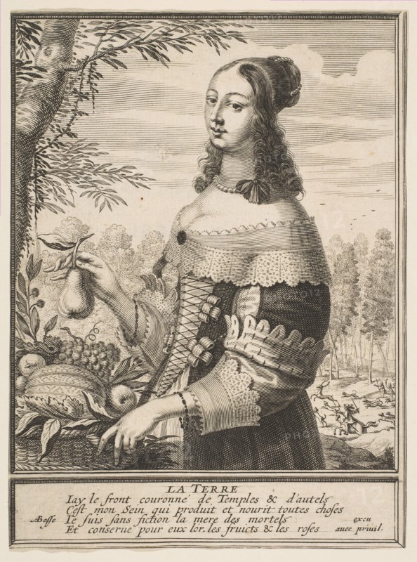 Earth, 1630. Creator: Abraham Bosse.