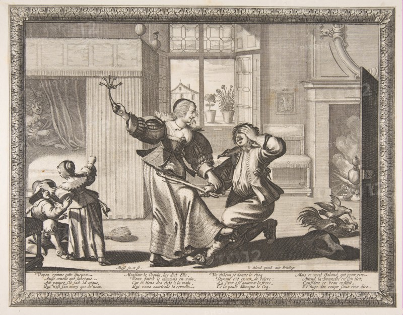 Husband-Beater, ca. 1633. Creator: Abraham Bosse.