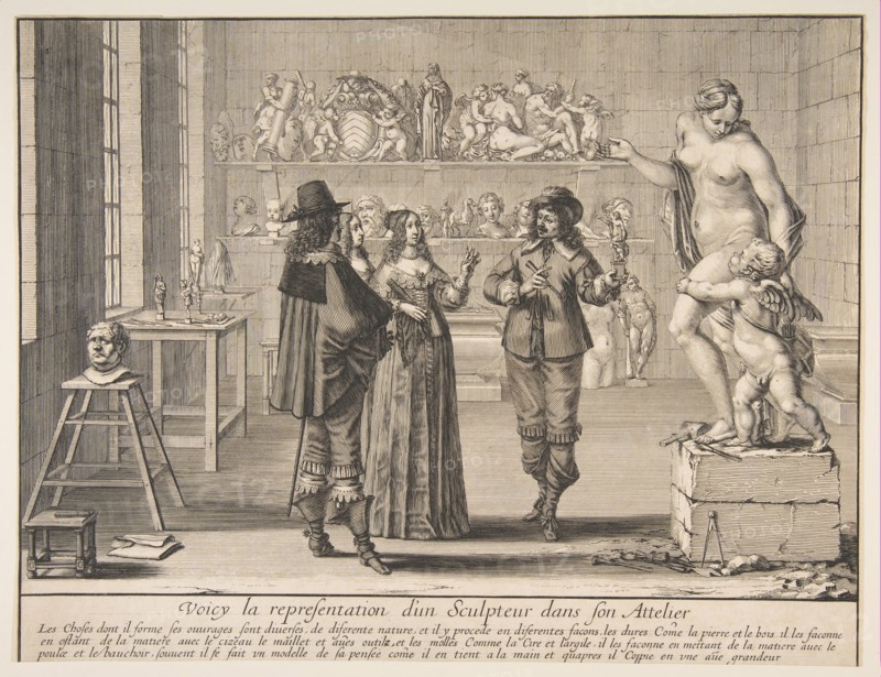 The Sculptor, 1642. Creator: Abraham Bosse.