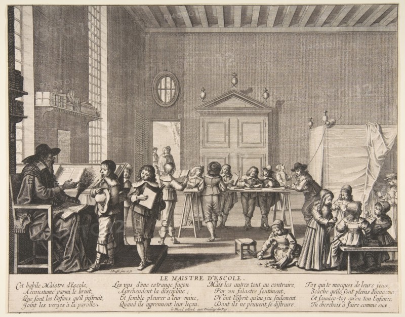 The School Master, ca. 1635-38. Creator: Abraham Bosse.