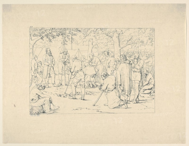 Prayer in Stonewall Jackson's Camp