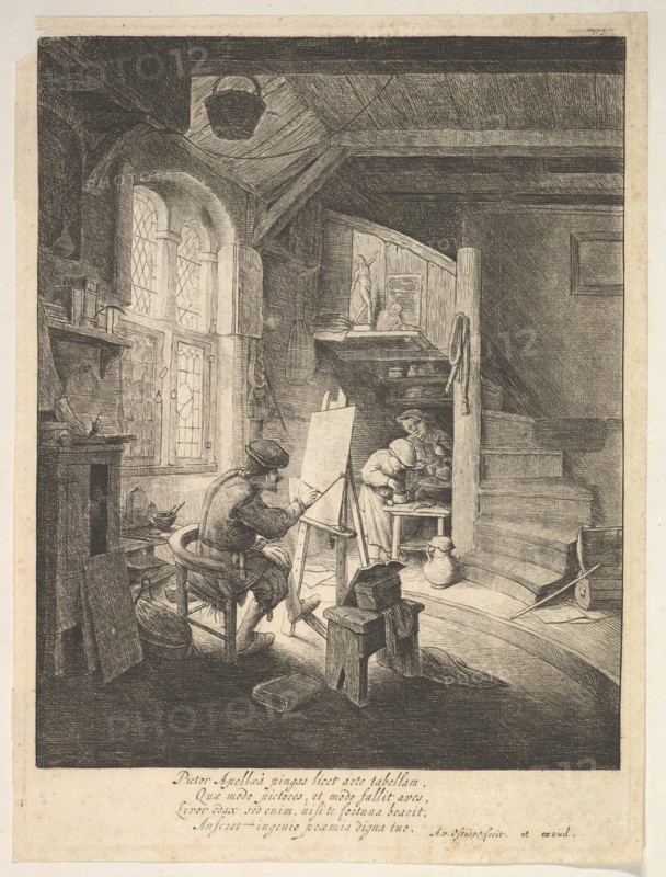 The Painter, 17th century. Creator: Adriaen van Ostade.