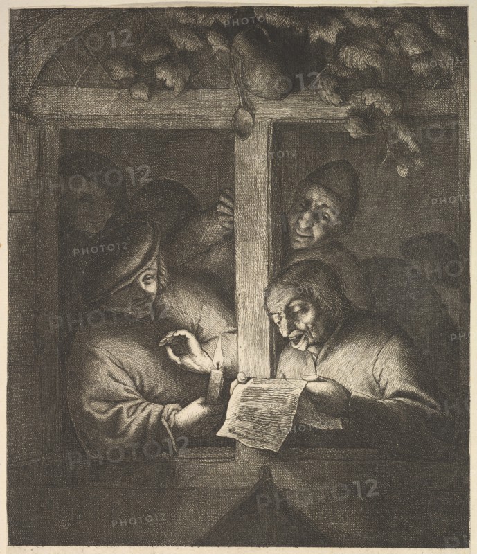 Singers at the Window, 1610-85. Creator: Adriaen van Ostade.