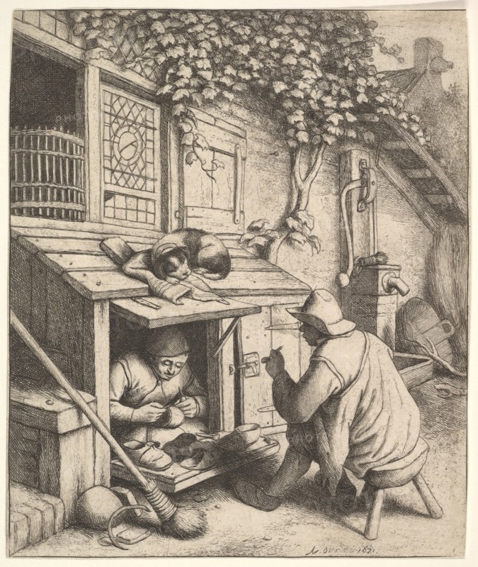 The Shoemaker, 1610-85. Creator: Adriaen van Ostade.