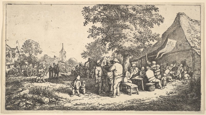 The Kermess Under the Great Tree, 1610-85. Creator: Adriaen van Ostade.