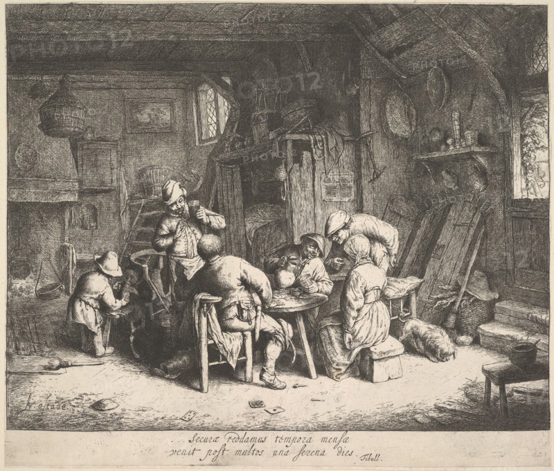The Taste, 1610-85. Creator: Adriaen van Ostade.