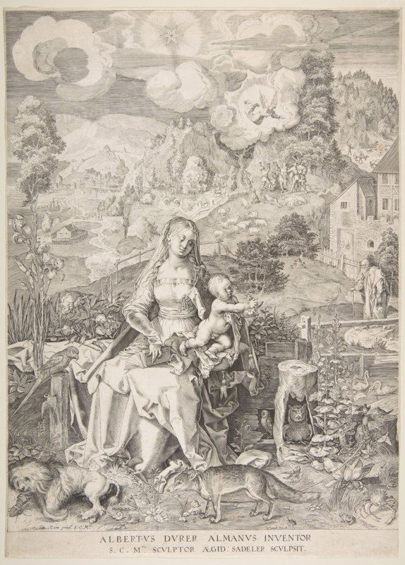 Virgin and Child in a Landscape, ca. 1597. Creator: Aegidius Sadeler II.
