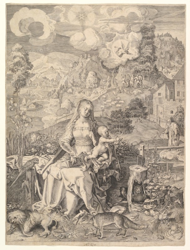 Virgin and Child in a Landscape, ca. 1597. Creator: Aegidius Sadeler II.