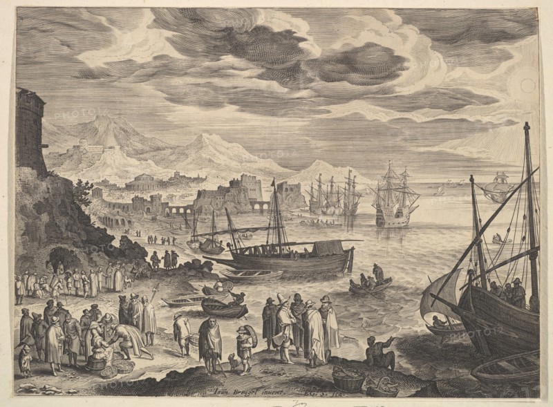 Harbor Scene. Creator: Aegidius Sadeler II.
