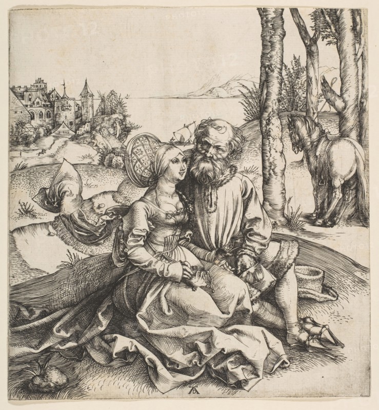 The Ill-Assorted Couple, ca. 1495. Creator: Albrecht Durer.