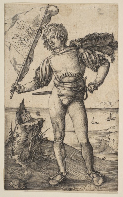 The Standard Bearer, ca. 1501. Creator: Albrecht Durer.
