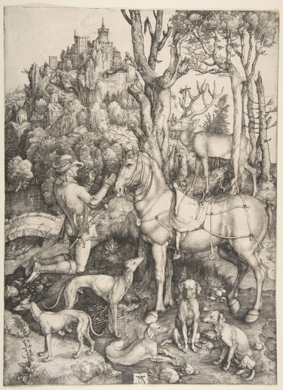 Saint Eustace, ca. 1501. Creator: Albrecht Durer.