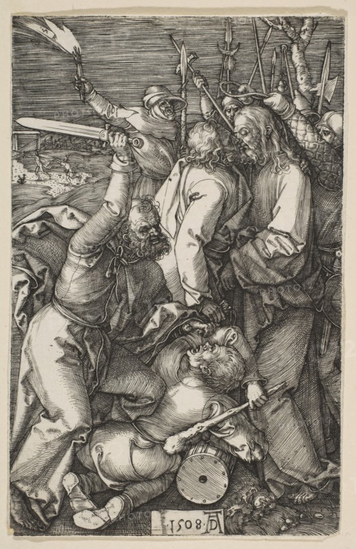 The Betrayal of Christ, from The Passion, 1508. Creator: Albrecht Durer.