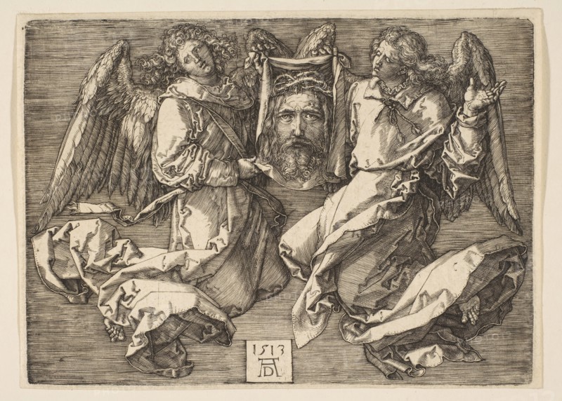 The Sudarium Displayed by Two Angels, 1513. Creator: Albrecht Durer.
