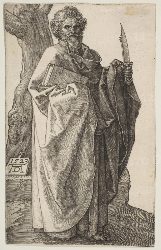 Saint Bartholomew, 1523. Creator: Albrecht Durer.