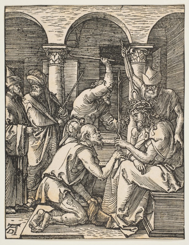 Christ Crowned with Thorns, from The Small Passion, ca. 1509. Creator: Albrecht Durer.