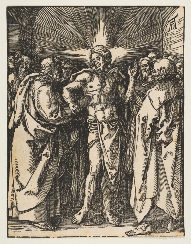 The Doubting Thomas, from The Small Passion, ca. 1510. Creator: Albrecht Durer.