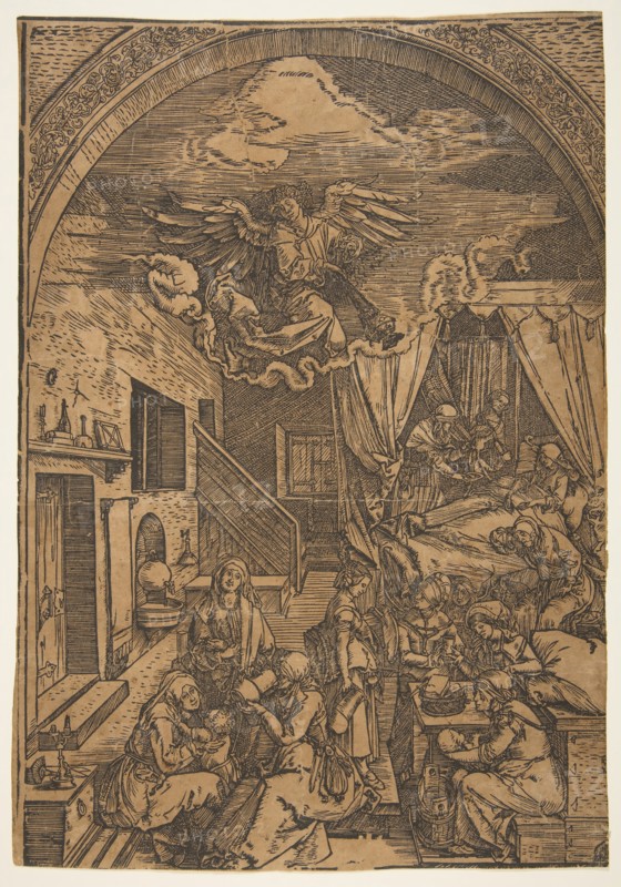 The Birth of the Virgin, from The Life of the Virgin