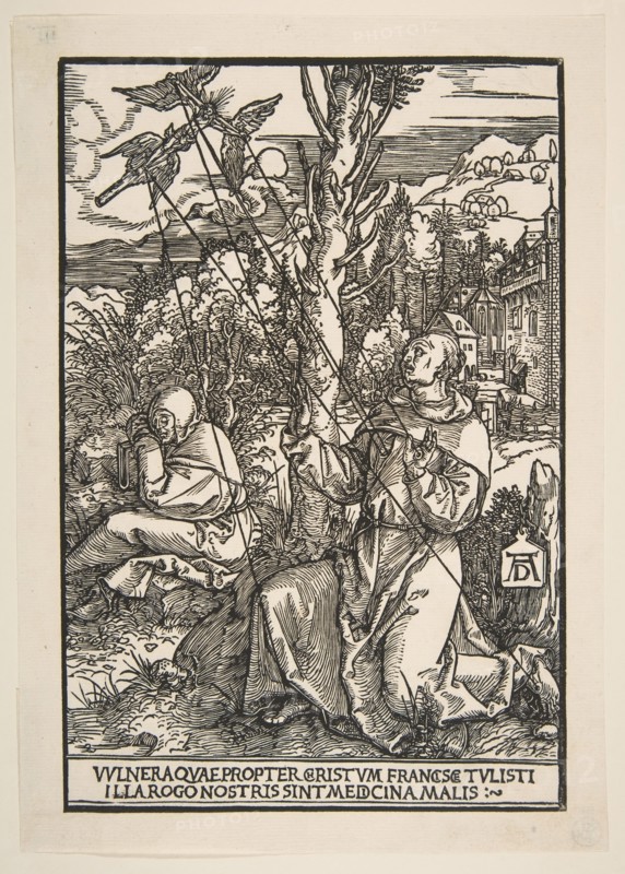 Saint Francis Receiving the Stigmata, ca. 1503. Creator: Albrecht Durer.
