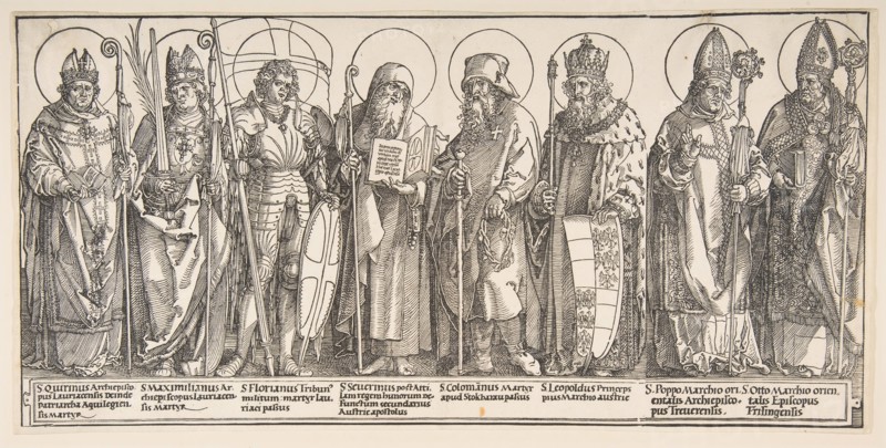 The Patron Saints of Austria, 1515-17. Creator: Albrecht Durer.