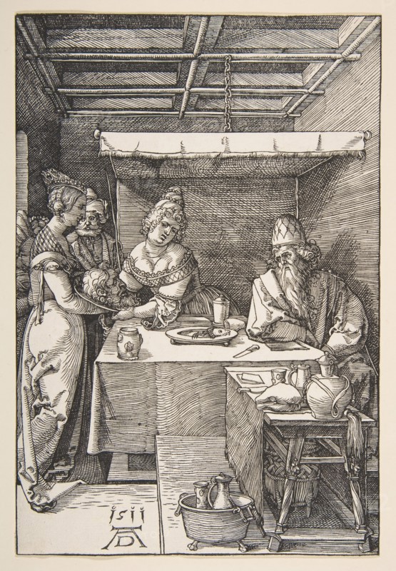 The Head of Saint John the Baptist Brought to Herod.n.d. Creator: Albrecht Durer.