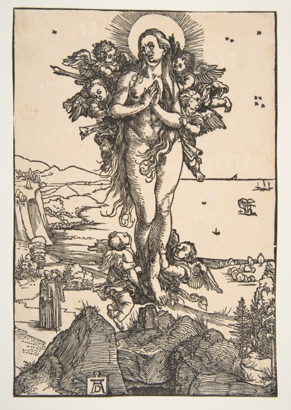 The Elevation of Saint Mary Magdalen.n.d. Creator: Albrecht Durer.