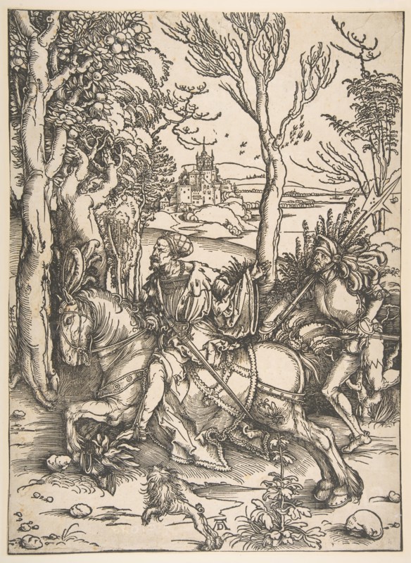 The Knight and Man-at-Arms.n.d. Creator: Albrecht Durer.